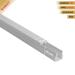 Короб пластиковий 16*16мм, 2м (e.trunking.stаnd.16.16). ЕНЕКСТ