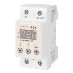Реле напруги ЕНЕКСТ 1Ф 40А напруги та контр 1ф 40А з індик e.control.v17
