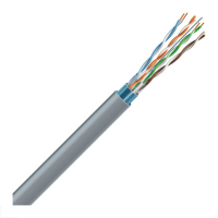 Інтернет. Кабель UTP cat.5e 4х2х24(0,51) AWG не екранований (Бухта 305м.кратно-5м). ЗЗКМ (м)