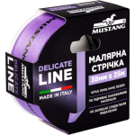 Стрічка  малярна рисова MUSTANG DELICATE LINE фіолетова 38мм*25м/18шт