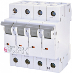 Авт. вимикач ETIMAT 6 3p+N C 25А (6kA)ЕТІ