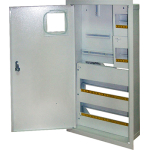 Шафа e.mbox.stand.w.f3.36.z.e металева, під 3-ф. електронний лічильник, 36 мод., що вбудовується, з замком